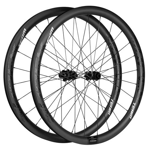 Superteam Carbon Gravel Wheelset 700c Disc Brake 38mm Depth Gravel Classic Bike Wheels with Center Lock Hub, Fit for 8/9/10/11/12 Speed