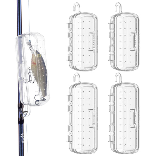 KastKing Bait Kapsule – Lure Cover with Vent Holes, Protects Hooks, Multiple Sizes (S, M, L, Jumbo,Drop Shot) - Multiple Attachments for Freshwater & Saltwater Fishing Gear. Patent Pending.