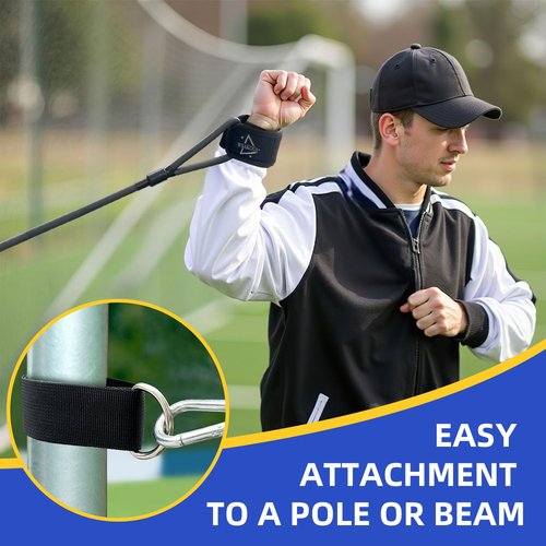 Baseball Resistance Bands - Arm Strengthening Trainer for Pitchers & Players, Softball Pitching Equipment & Sports Accessories - Grey