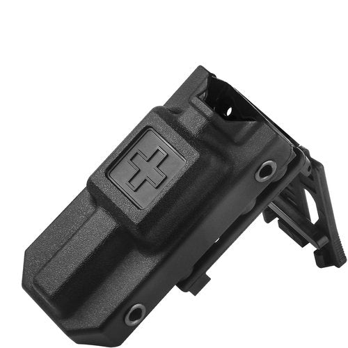 Locking Clip Tourniquet Holder, JUNESEAKER Tourniquet Pouch for Gen 7 C-A-T and Older, Universal Belt Upgraded Clip Holder Gift Box (Tourniquet Not Included)