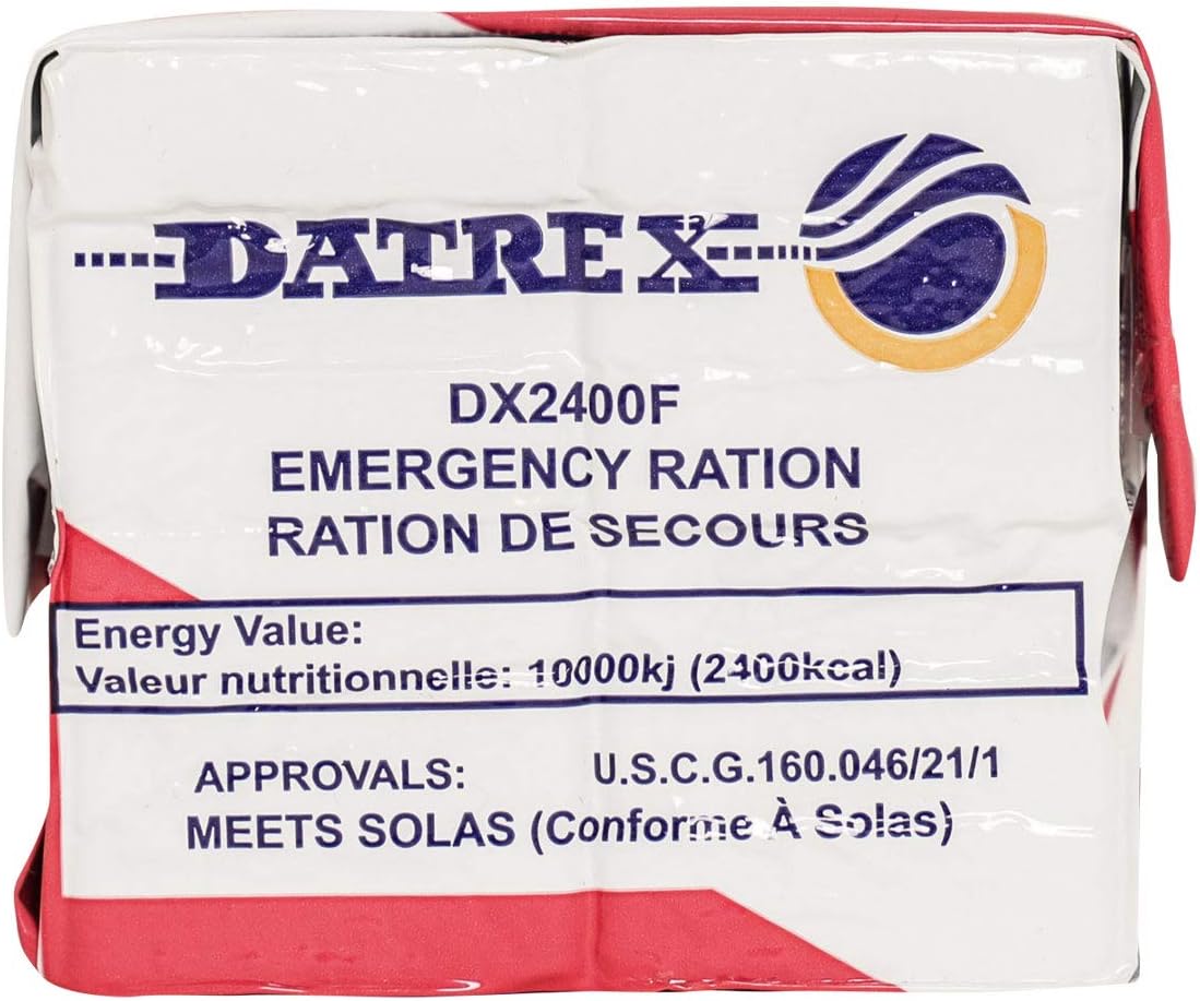 Emergency Food Ration Bars for Disaster or Survival, 2400 Calories per Pack of 12 Bars