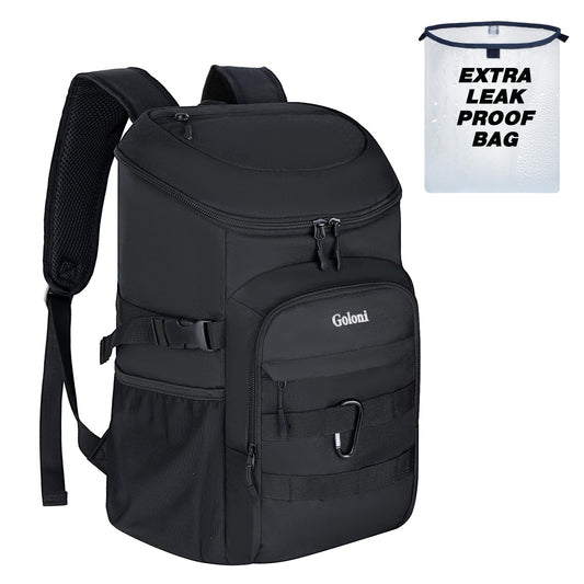 Upgraded Cooler Backpack 24 Cans – Lightweight Insulated Backpack Cooler, Leak-Proof & 18-Hour Ice Retention for Beach, Camping, Hiking (Men, Women, Family)
