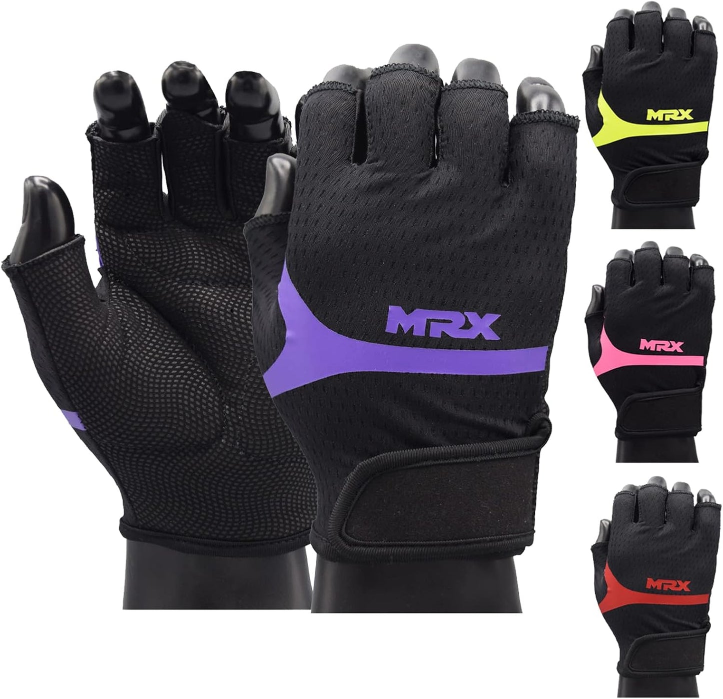 Women's Weight Lifting Gloves - Anti-Slip Padded Fitness Gloves for CrossFit & Training