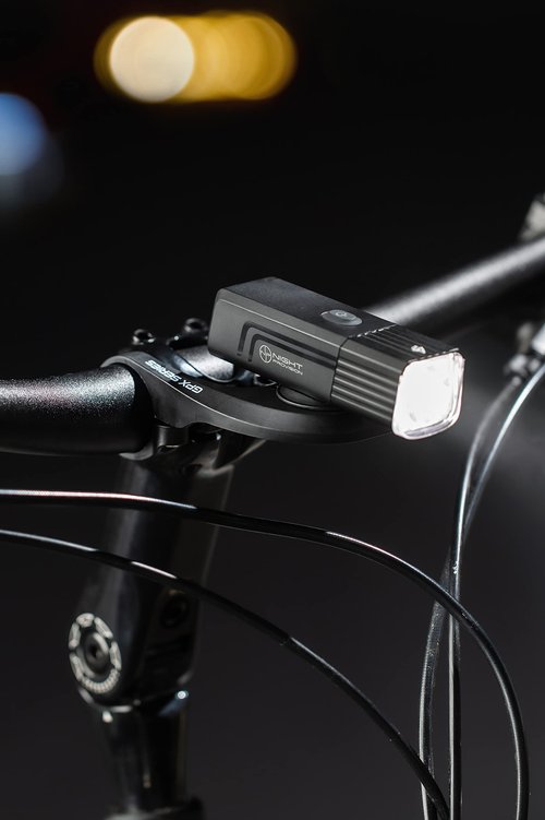 [New 2024] GPX-950 Bike Lights Compatible with Garmin/Go-Pro Mounts USB-C Rechargeable Front and Back Bicycle Light for Day or Night Riding - Quarter Turn & Twist (950 Lumens)