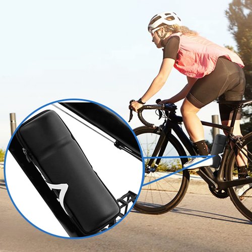 MOUMOUTEN Bicycle Tool Storage Bag, Bike Repair Tool Pod with Sealed Zipper, Bike Tire Repair Kit Bag for Bicycle Water Bottle Cage, Maintenance Kit for Cycling, MTB, Mountain, Road Bicycle