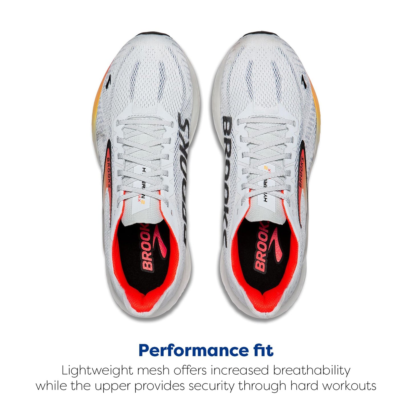 Brooks Women’s Hyperion Max 2 Neutral Running Shoe - Illusion/Coral/Black - 10 Medium