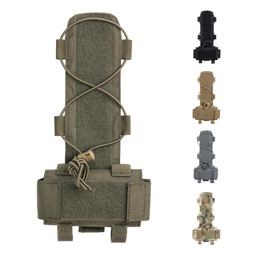 EXCELLENT ELITE SPANKER Tactical Helmet Battery Pouch Counterweight Pouch MK1 Helmet Battery Pack Balance Weight Bag with Hook&Loop for Tactical Helmet Airsoft Hunting