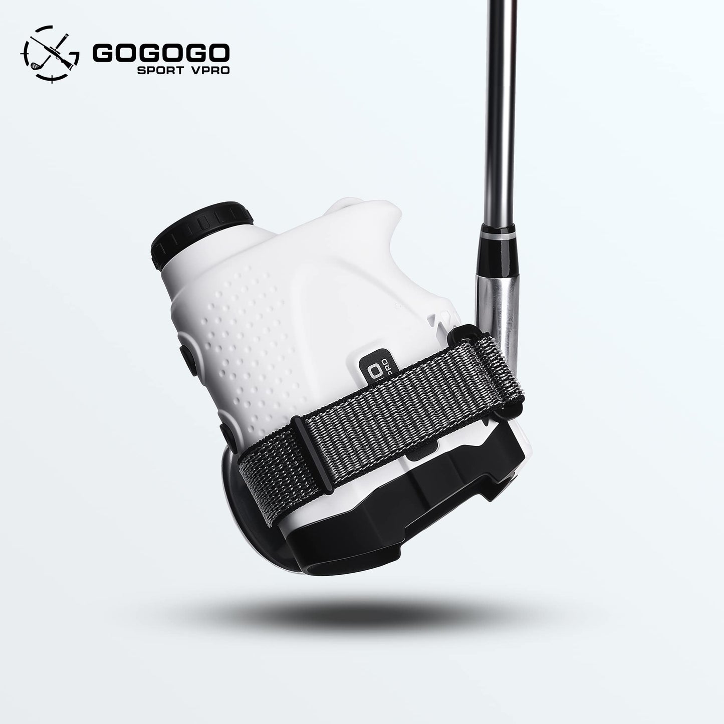 Gogogo Sport Vpro GS24B Laser Rangefinder & Universal Adjustable Magnetic Holder Mount Strap