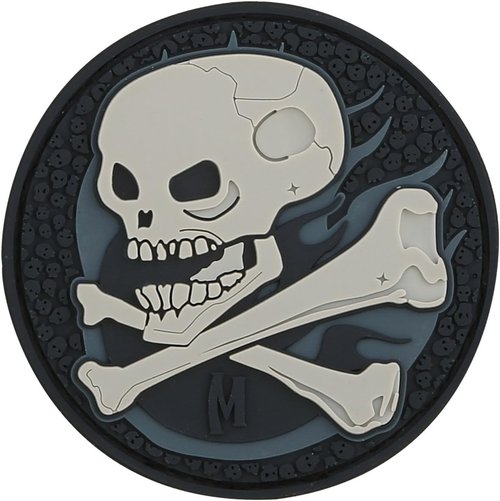 MAXPEDITION Skull Patch - Durable Tactical Gear Emblem for Bags & Apparel