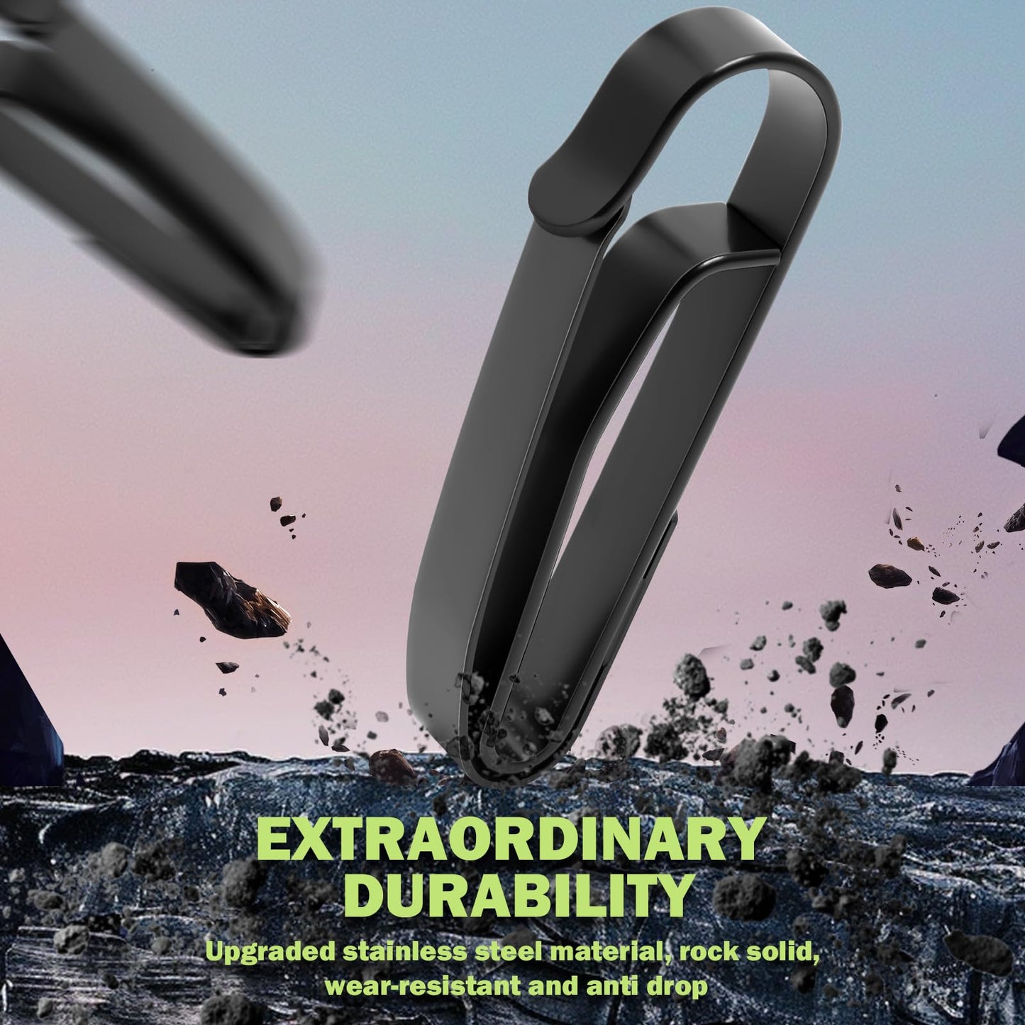 2PCS Duty Belt Key Holder, Quick Release With Ring, Premium Belt Clip for Police, Law Enforcement Agencies