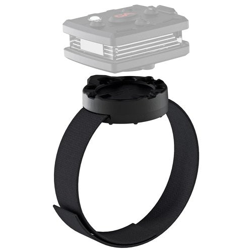 Guardian Angel Velcro Strap Mount Accessory – Magnetic with Screw-in Feature – Adjustable Velcro with Rubber Grip – for Bike Helmets, Poles, Backpacks, & More