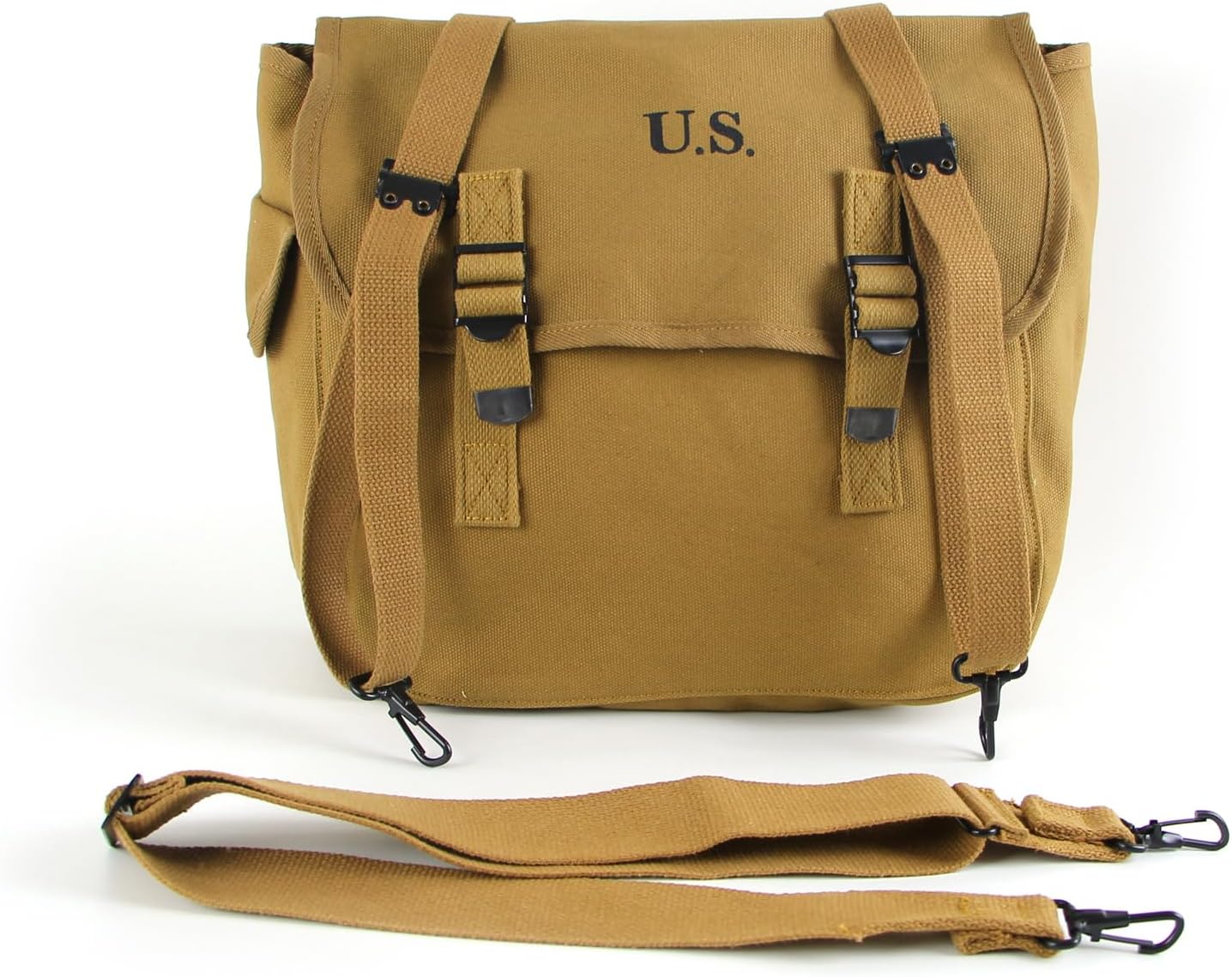 WWII WW2 US M36 Haversack Musette Field Bag Military Back Pack Canvas Khaki