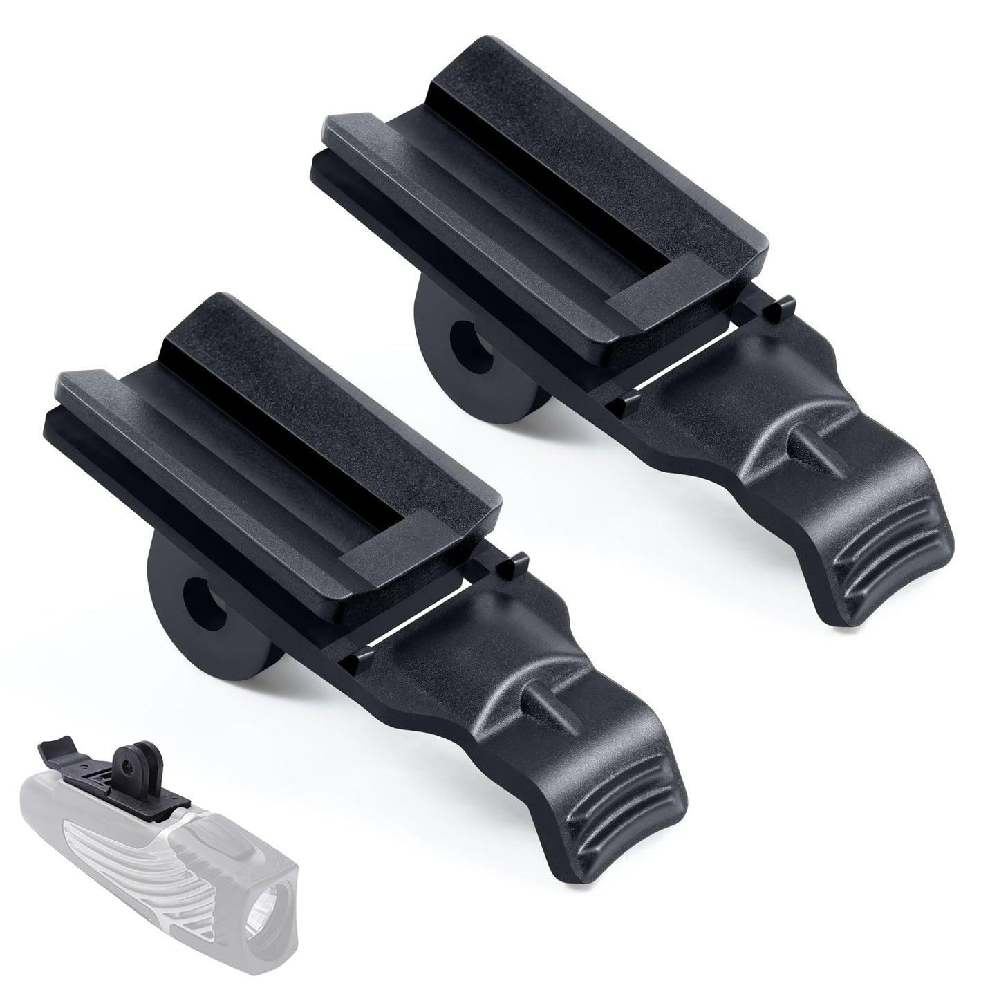 Dreyoo 2 Pack Bike Light Mount Adapter Compatible with NiteRider Lumina and Lumina Micro and Mako Series, Bike Headlight Computer Mount Helmet Mount Adapter