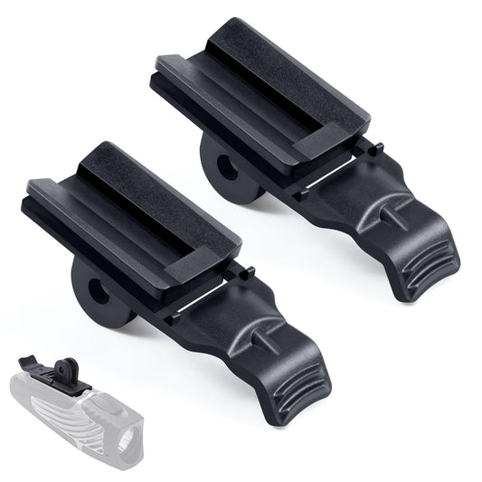 Dreyoo 2 Pack Bike Light Mount Adapter Compatible with NiteRider Lumina and Lumina Micro and Mako Series, Bike Headlight Computer Mount Helmet Mount Adapter