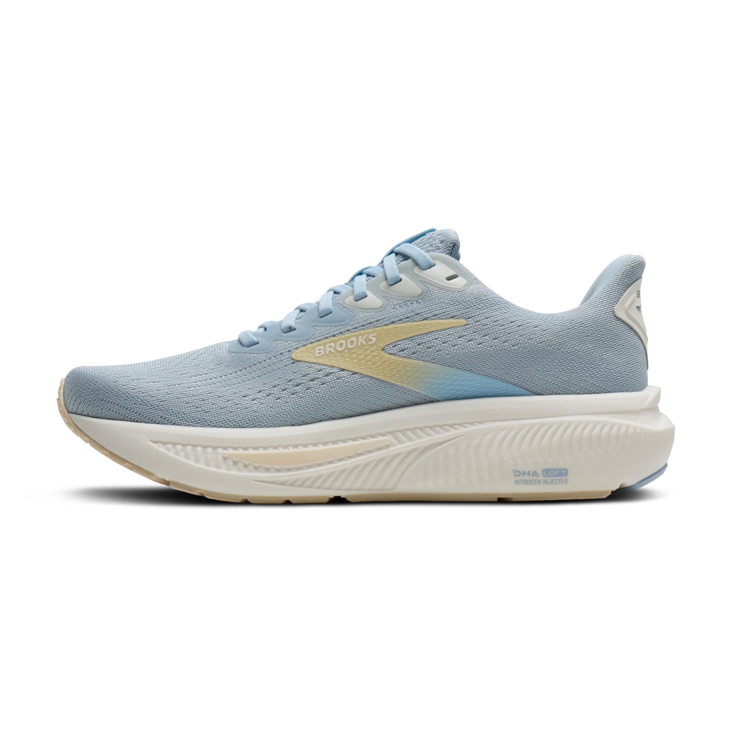 Brooks Women’s Ghost 17 Neutral Running Shoe - Skyway/Coconut/Sand - 5.5 Medium