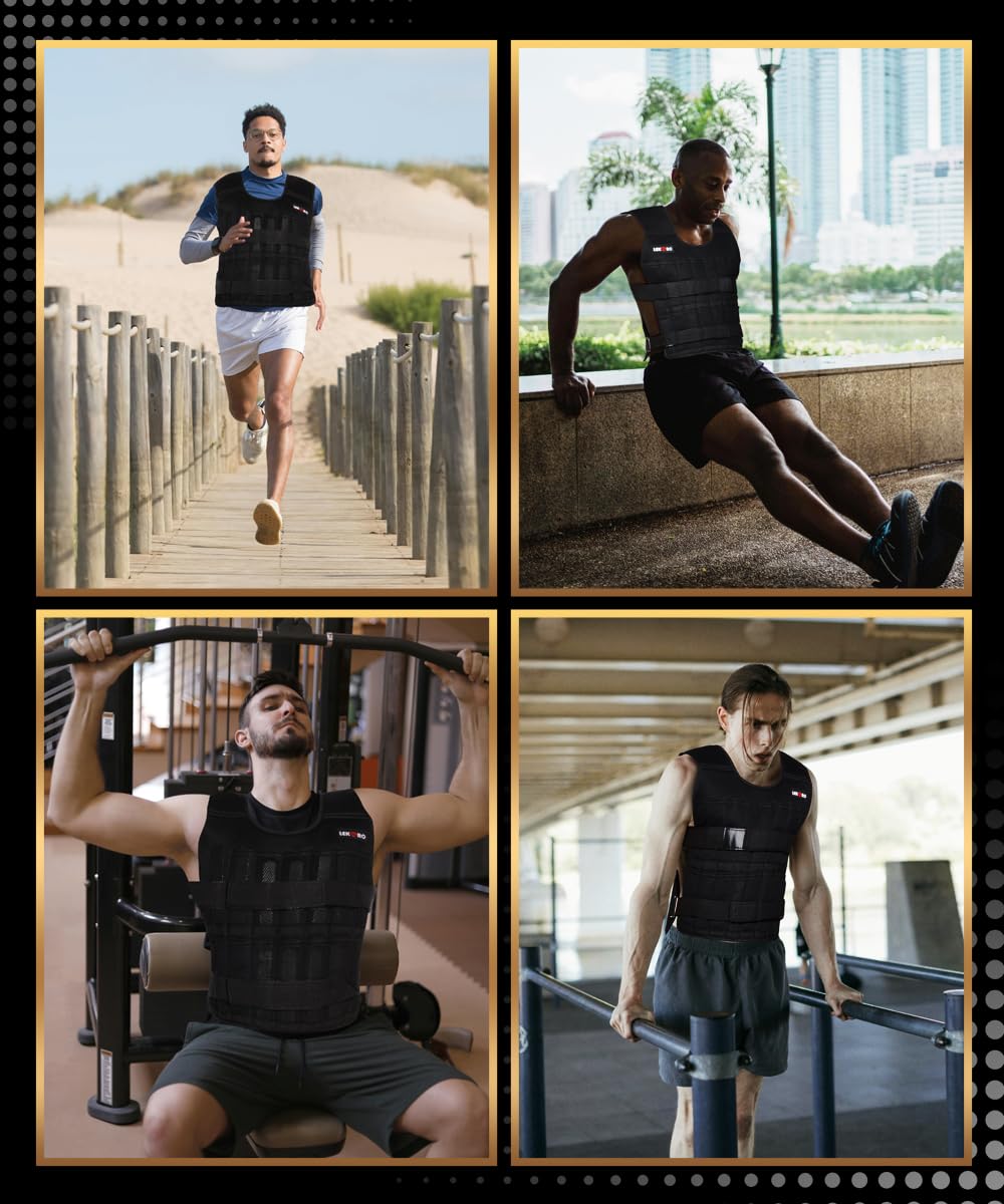 Adjustable Weighted Vest Plates, for Weights Vests or Ankle and Wrist, Workouts, Strength Training, Rustproof, Running, Walking, 0.44 LB/PCS, Total 10PCS(Vest Plates)