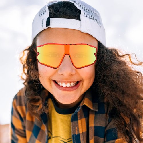 MARIDA Youth Sports Sunglasses for Boys Girls, UV400 Protection Football Shades Outdoors Indoors
