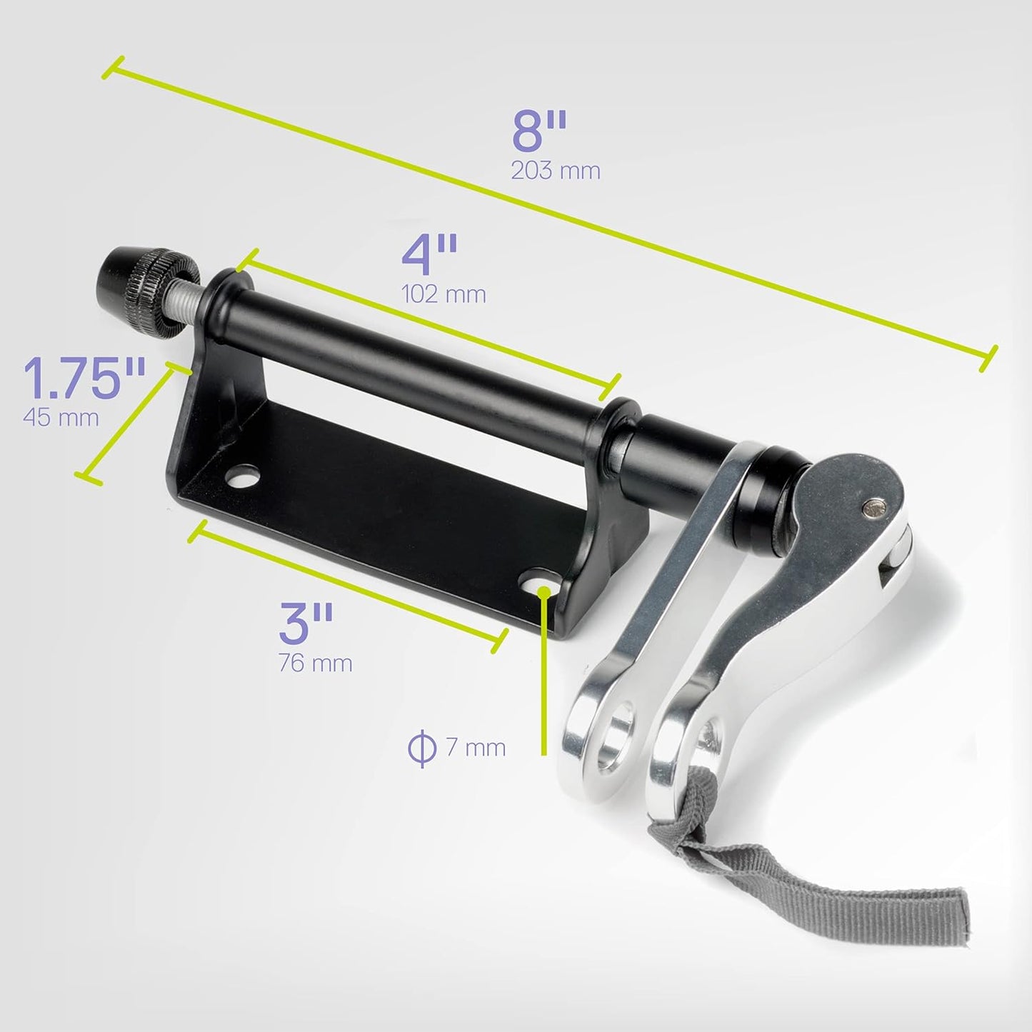 Truck Bed Bike Rack by Delta Cycle - Bike Hitch Lockable Bike Fork Mount Securely Holds 9 x 100mm Skewer Road, MTB, and Hybrid Bicycles - Lockable Quick Release Truck Bed Bike Mount