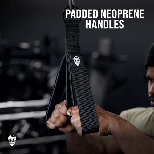 Gymreapers Tricep Rope Cable Attachment - Multi-Workout Tricep Pull Down Cable Attachment - Perfect Gym Cable Machine Attachment