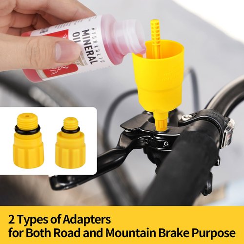 YOUMAYSTORY Brake Bleed Kit for Shimano Hydraulic Brakes, Brake Fluid Change Hydraulic Kits, Including High Performance Brake Fluid Mineral Oil 120ml
