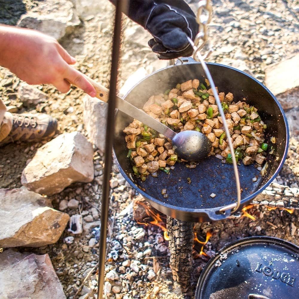 Adjustable Camp Tripod for Camping & Hiking - Lodge ATP2, 40-60 Inch Black