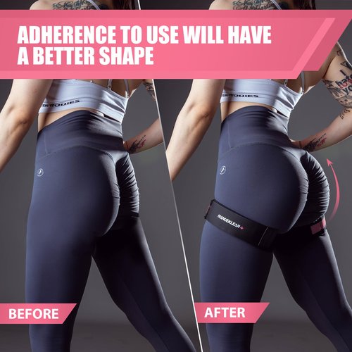 MANUEKLEAR Blood Flow Restriction Bands for Women Glutes Leg, Booty Bands for Women Butt Lift, BFR Occlusion Thigh Bands for Workout Squat Hip Building