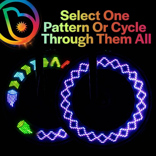 Brightz LED Bike Spoke Pattern Light, 34650