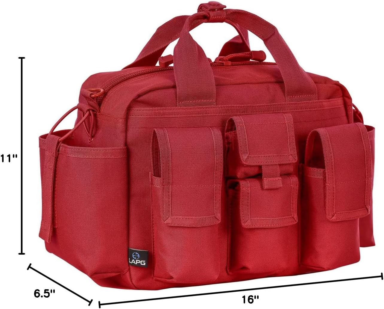 LAPG Tactical Bail Out Gear, Survival Bug Out, Hunting & Hiking, Range Bag with Shoulder Strap & Carry Handle