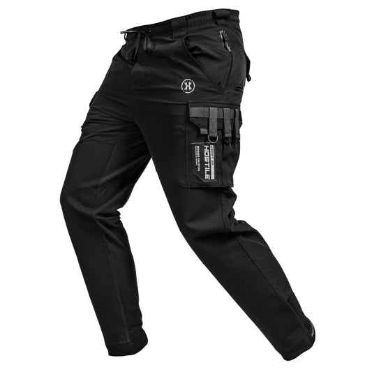 HK Army Hostile Straight-Leg Recon Jogger Pants for Airsoft and Paintball - Medium Black