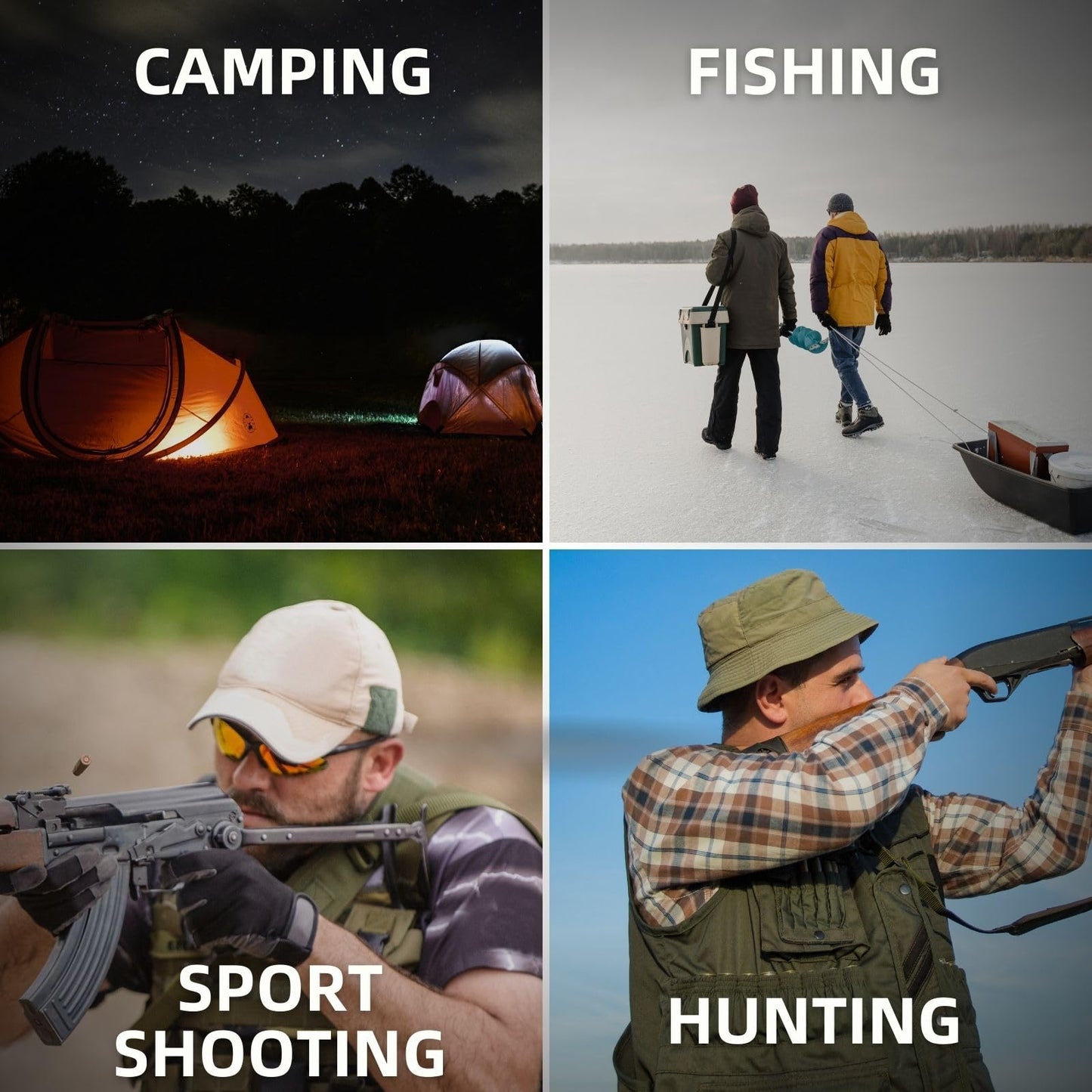 Hand Warmer Pouch Hand Muff for Winter Outdoor Rest. With Buckle Strap as Waist Bag EDC Fanny Pack. With Hook Loop for Plate Carrier Vest Chest Rig as Tactical Dangler Drop Pouch Handwarmer Muff (RG)