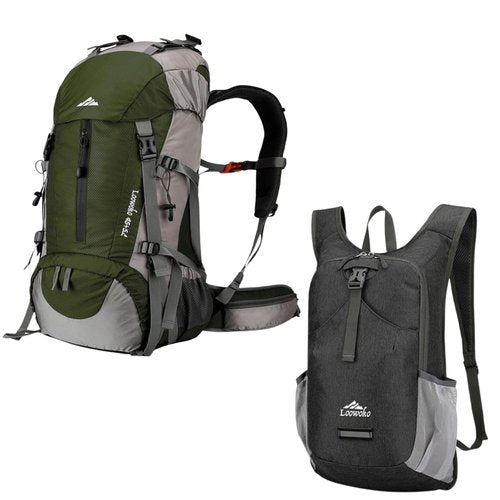 Loowoko 50L+20L Hiking Backpack