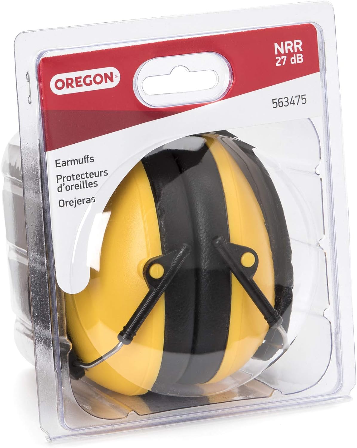 Oregon 563475 Chainsaw Earmuffs for Hearing Protection, Yellow