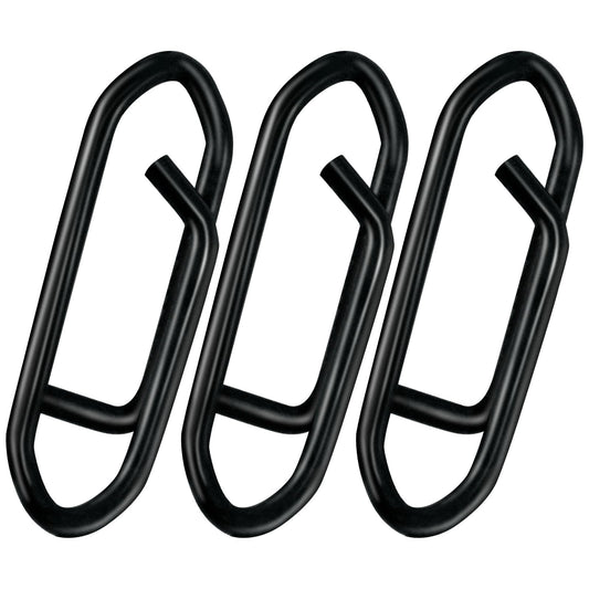 Alwonder 50-Pack Fishing Stealth Power Speed Clips, High Strength Stainless Steel Speed Clips for Fishing Lures Quick Change, Freshwater Saltwater Crankbait Popper Lures Quick Snap Connector 25LB