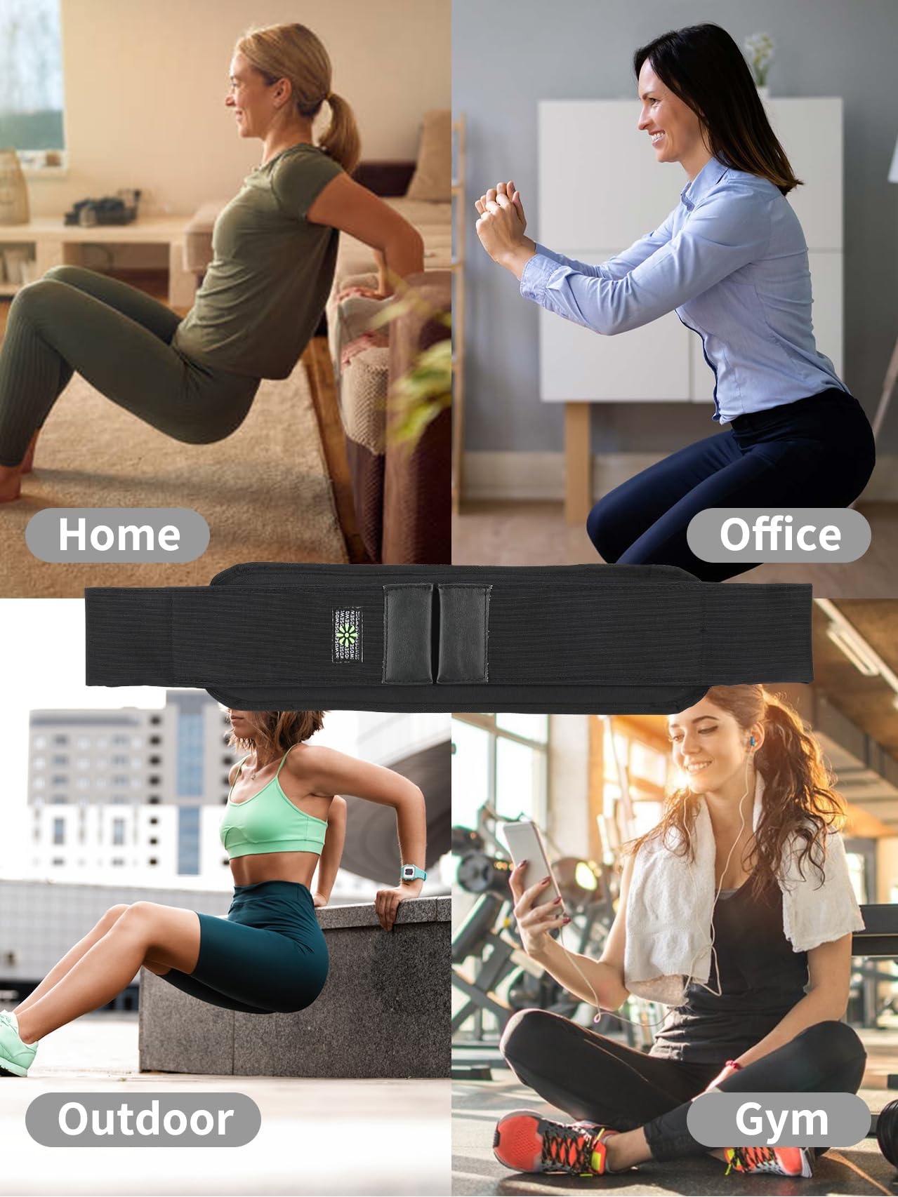 Hip Thrust Belt by SEWD - Use Any Weight to do Lunges, Glute Bridges, Dips and Booty Workouts – Easy to Set Up with Dumbbells for At Home Hip Thrust Use. Reinforced Lightweight Dumbbell Belt for Home Gym