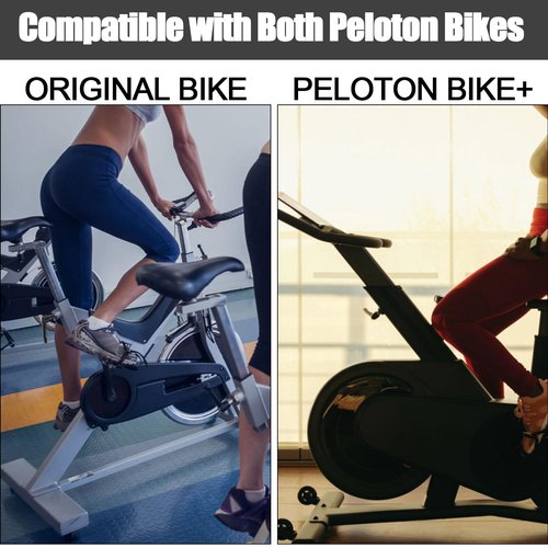 NQEUEPN 2pcs Exercise Bike Seat & Handlebars Slide Adjustment Handles Bar Extender, Alloy L-Handle Exercise Bike Parts Accessories Compatible with Peloton Original Bike & Bike+ Replacement