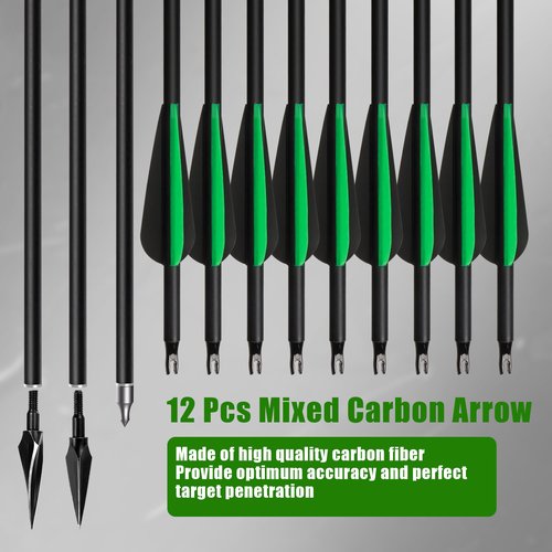 NorthSpoor 51" Recurve Bow and Arrow Adult Set, 40lb Takedown Archery Adult Bow Suitable for Outdoor Practice (Black)