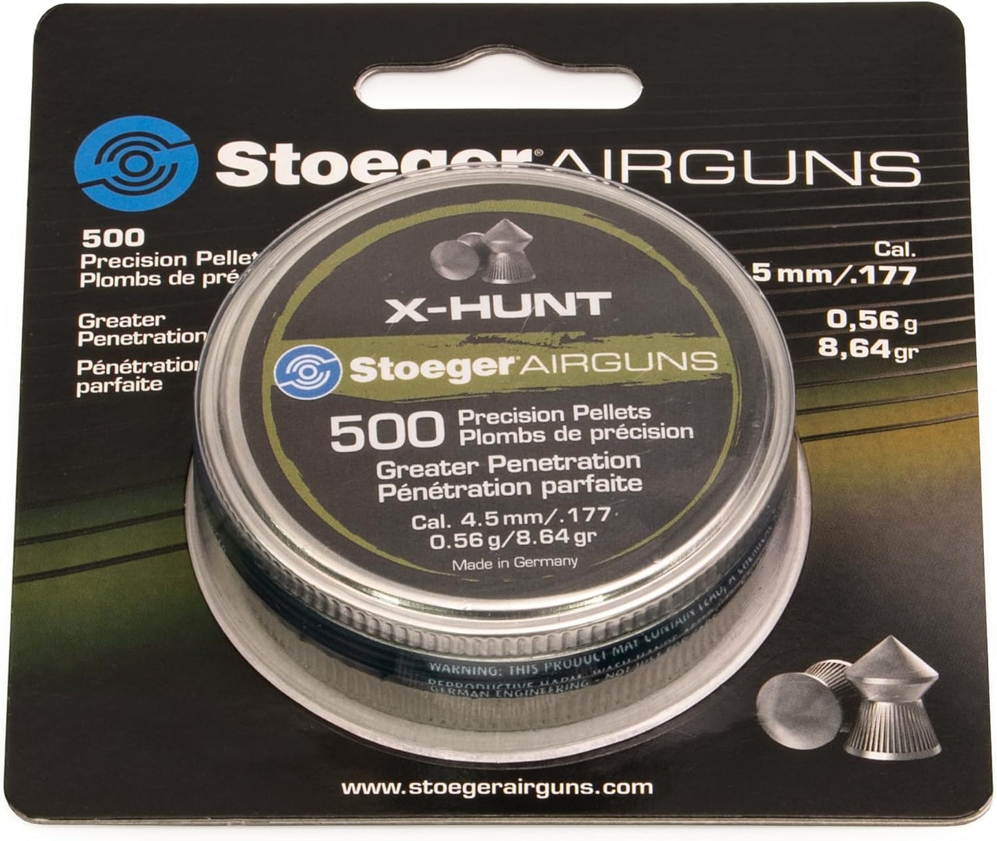 Stoeger X-Series Pellets - for Practice and Precision Targets