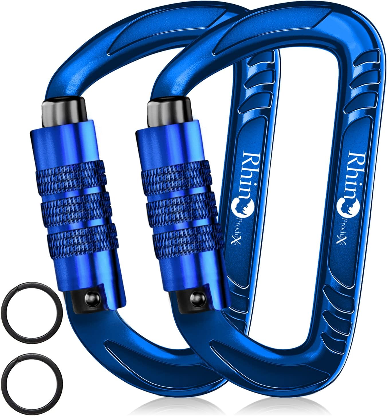 12kN (2697 lbs) Heavy Duty, Locking, Auto Locking, Wiregate Carabiner Clips, for Securing Pets, Outdoor, Camping, Hiking, Hammock, Dog Leash Harness, Keychains