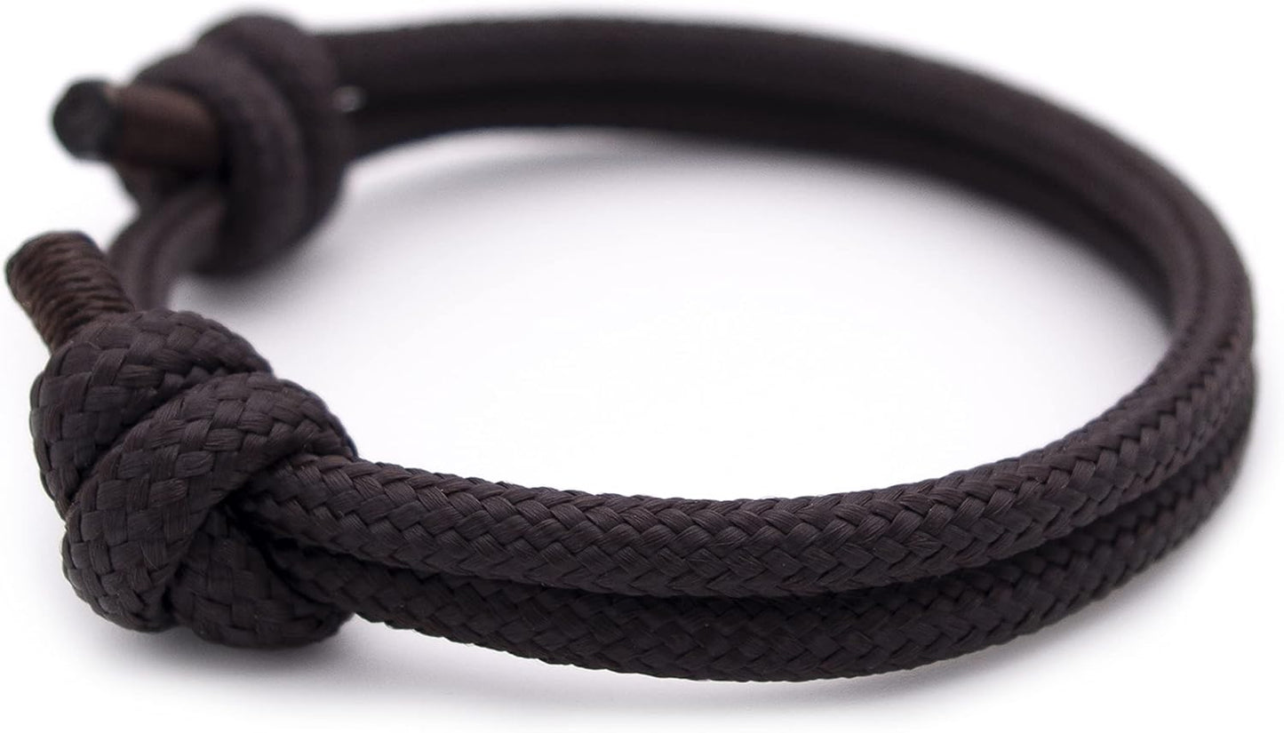 Wind Passion - Rope Bracelet for Men & Women - Adjustable Sailors Knot Paracord Bracelet - Waterproof & Sturdy