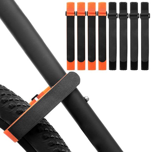Bike Rack Straps 8 Pcs Reusable Bike Wheel Strap Adjustable Bike Wheel Stabilizer Strap Bike Tie Down Straps,Bike Straps for Rack Car and Wall Mount