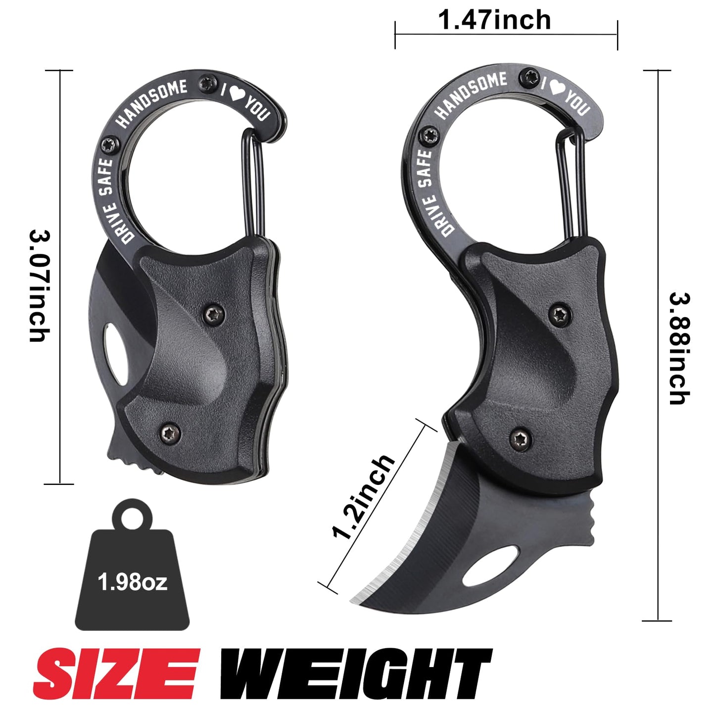 Anniversary Love Gifts for Him Husband Valentines Day, Mens Valentines Day Gifts, Birthday Anniversary Christmas Romantic Gift for Him Boyfriend Husband, DRIVE SAFE EDC Keychain