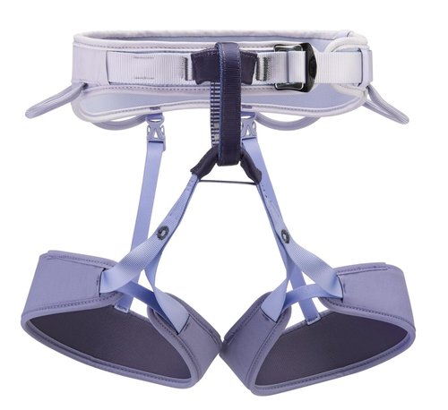 PETZL CORAX LT WOMEN comfortable, durable women's harness for a variety of climbing objectives, M, lilac white