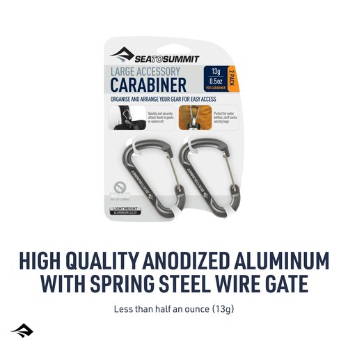 Sea to Summit Large Accessory Carabiner 4-Pack
