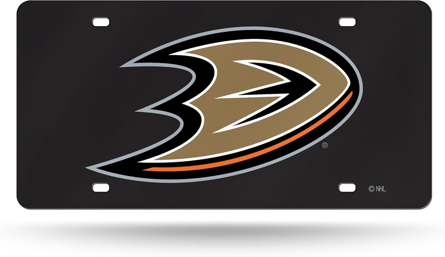 Rico Industries NHL Anaheim Ducks Laser Inlaid Metal License Plate Tag