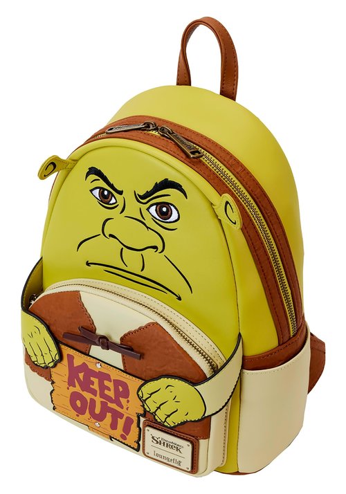 Loungefly Dreamworks Shrek Keep Out Cosplay Mini Backpack Backpacks Standard