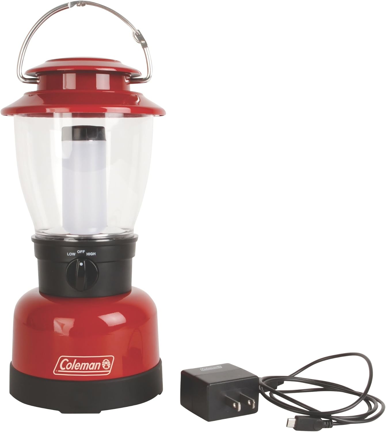 400 Lumens Coleman Classic Rechargeable LED Lantern - Water-Resistant, USB Charging, Ideal for Camping & Emergencies