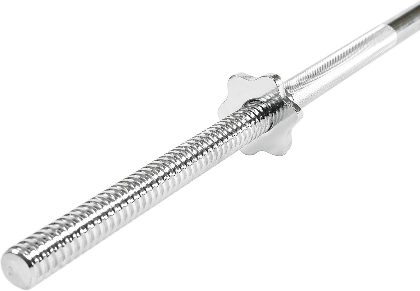 Sunny Health & Fitness 60-Inch Chrome Barbell Bar or High-Density Foam Barbell Pad – Strength Training Gear for Squats, Deadlifts, Hip Thrusts, Bench Press, Lunges & Full-Body Home Gym Workouts