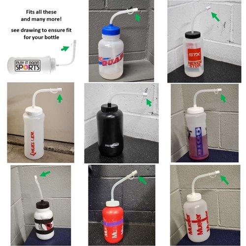 Replacement Straw Caps for Mueller | Bauer | Pro Guard | Big-5 | Pro Impact | STX | Play It Again Sports, Hockey/Lacrosse/Football/Boxing Water Bottles, Caplugs 9064