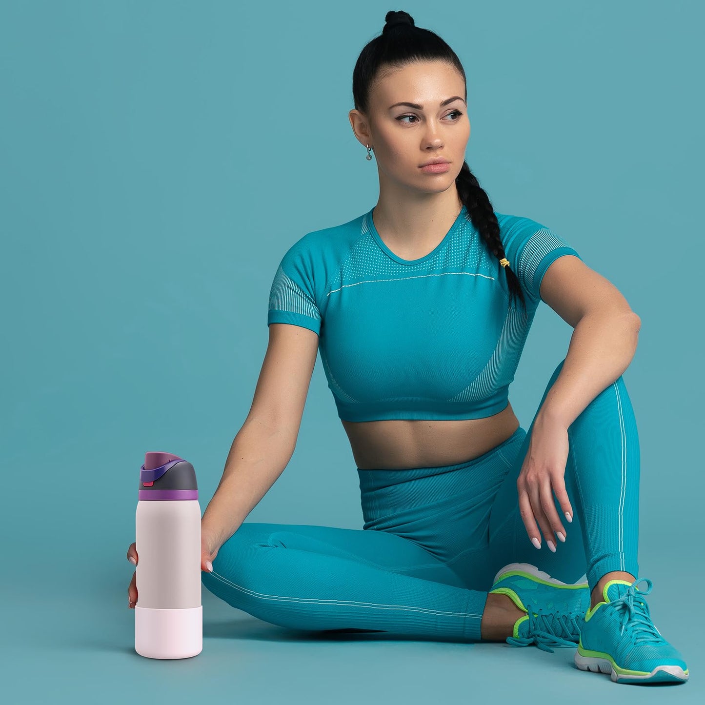 Allwith Boot Sleeve for Owala Water Bottle 32 oz - 2 PCS Accessory Silicone Water Bottle Protector for FreeSip/Twist/Flip - Dishwasher Safe, BPA-Free, Non-Toxic