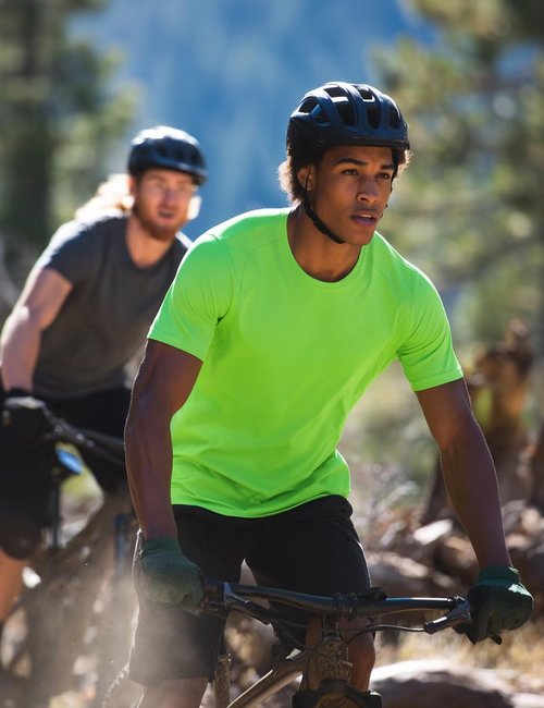 Sport Shirts for Men Dry Fit(Neon Green,XXL)